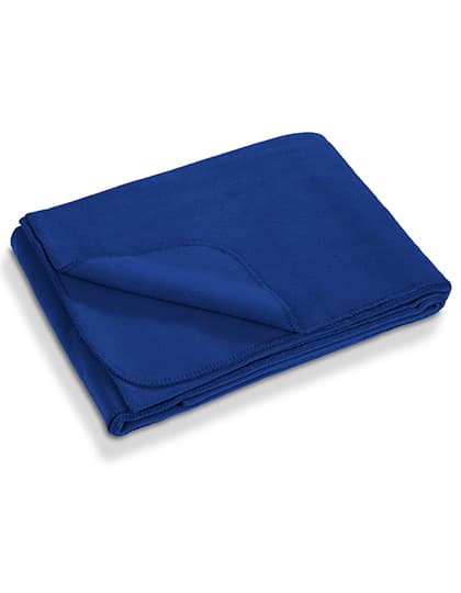 Recycled Fleece Blanket — Royal
