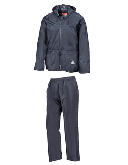 Waterproof Jacket & Trouser Set — Navy