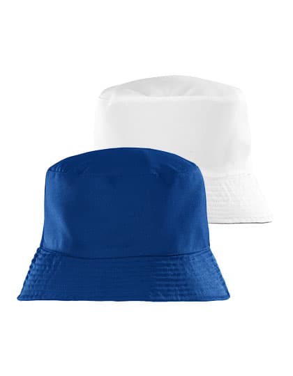 Recycled Reversible Bucket Hat — Royal