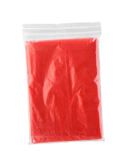 Raining Poncho Shaka — Red 60