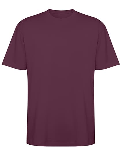 Bull Oversize Unisex T-Shirt — Plum Red 643