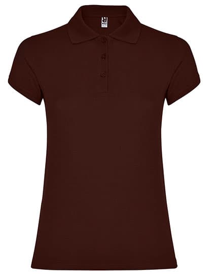 Women´s Star Poloshirt — Chocolate 87