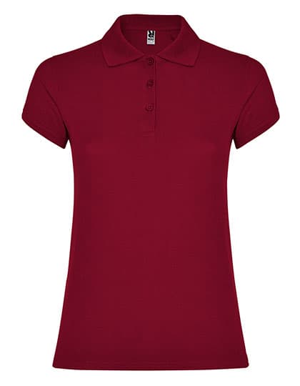 Women´s Star Poloshirt — Garnet Red 57
