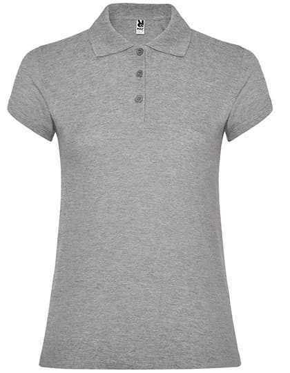 Women´s Star Poloshirt — Heather Grey 58