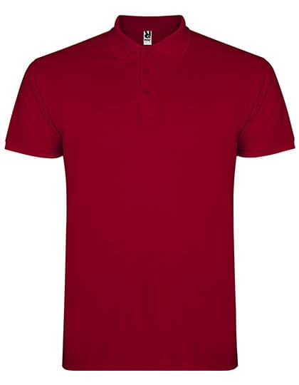 Men´s Star Poloshirt — Garnet Red 57