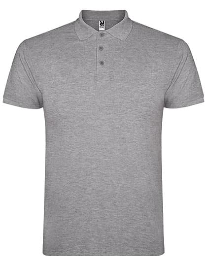 Men´s Star Poloshirt — Heather Grey 58