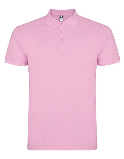 Men´s Star Poloshirt — Light Pink 48