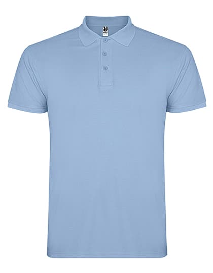 Men´s Star Poloshirt — Sky Blue 10