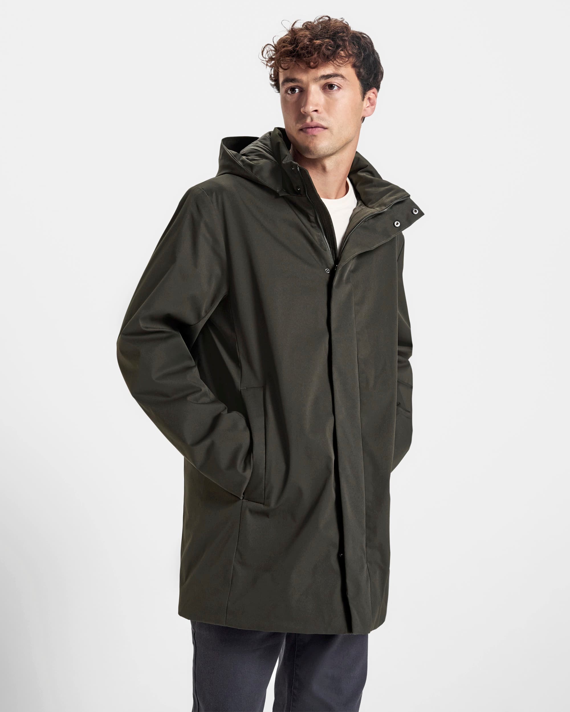 Dome 3/4 Quilted Parka Jacket
