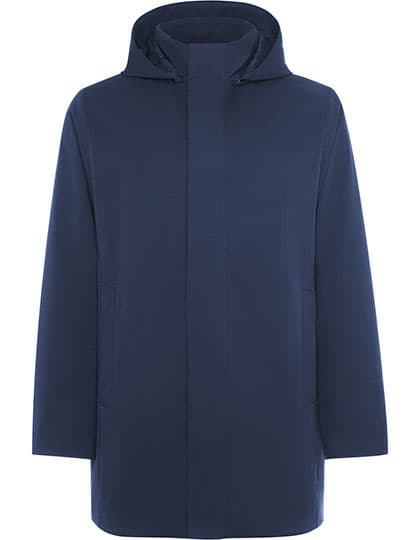 Dome 3/4 Quilted Parka Jacket — Navy Blue 55