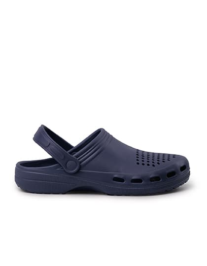 Dan Sanitary Flat Shoe — Navy Blue 55