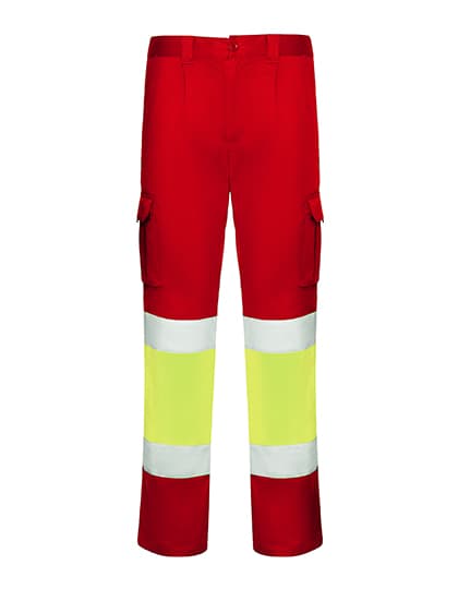 Trousers Daily Stretch Hi-Viz — Red 60