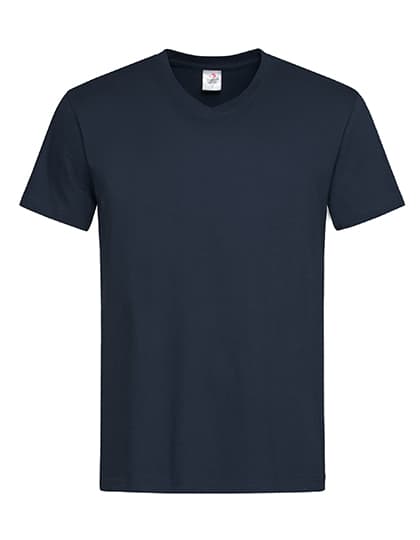 Classic-T V-Neck — Blue Midnight