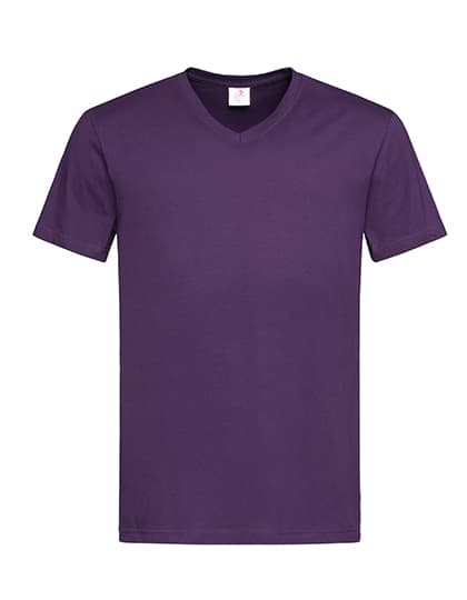Classic-T V-Neck — Deep Berry