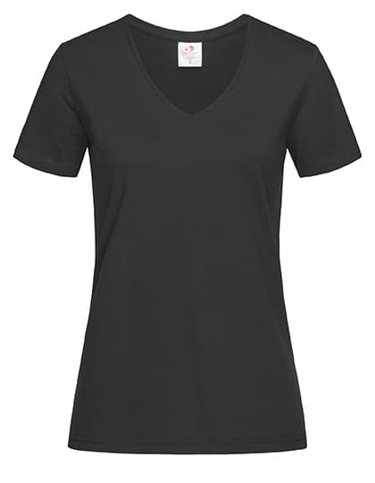 Classic-T V-Neck Women — Black Opal