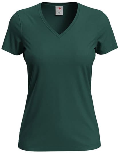 Classic-T V-Neck Women — Bottle Green