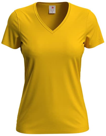 Classic-T V-Neck Women — Sunflower Yellow