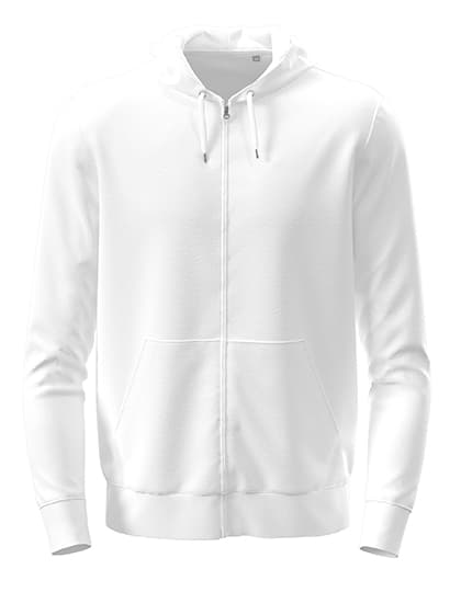 Classic Zip Hoodie — White