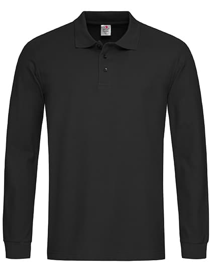 Classic Polo Long Sleeve — Black Opal