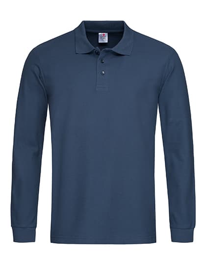 Classic Polo Long Sleeve — Navy Blue