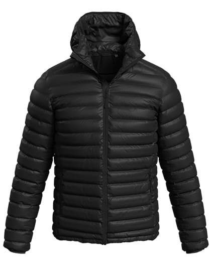 Lux Padded Jacket Men — Black Opal