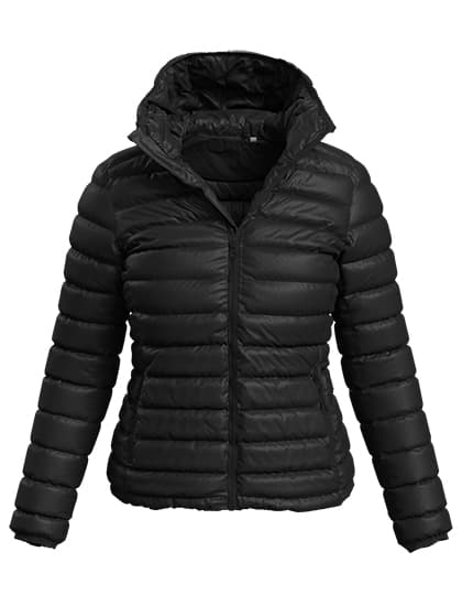 Lux Padded Jacket Women — Black Opal
