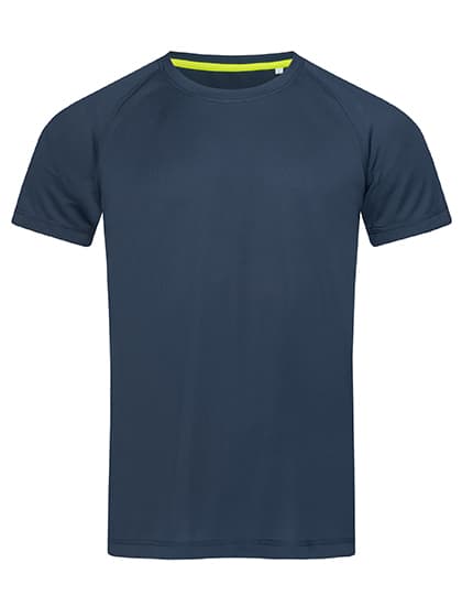 Mesh Raglan — Marina Blue
