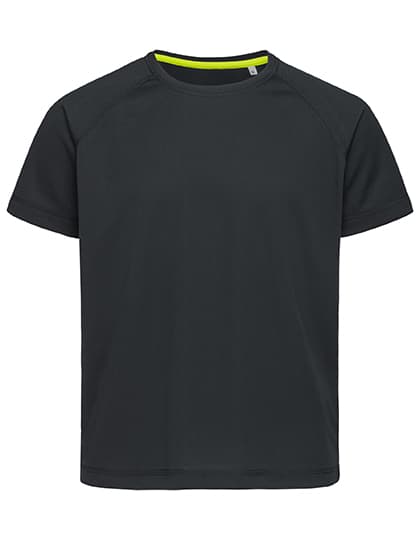 Mesh Raglan Kids — Black Opal