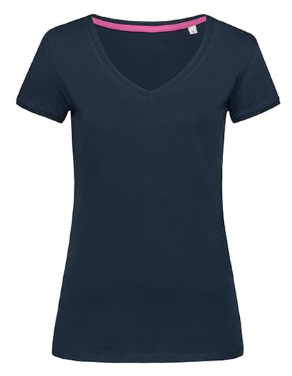 Megan V-Neck Women — Marina Blue