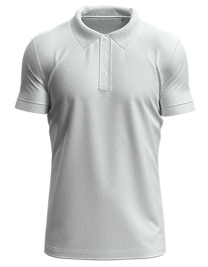 Stretch Polo — White