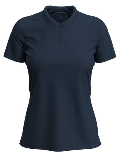 Stretch Polo — Blue Midnight