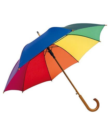 Automatischer Holzstockschirm Tango — Rainbow