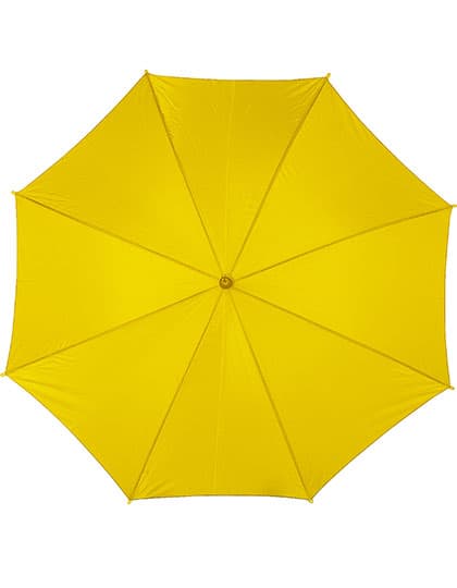 Automatik-Holzstockschirm Cork — Yellow