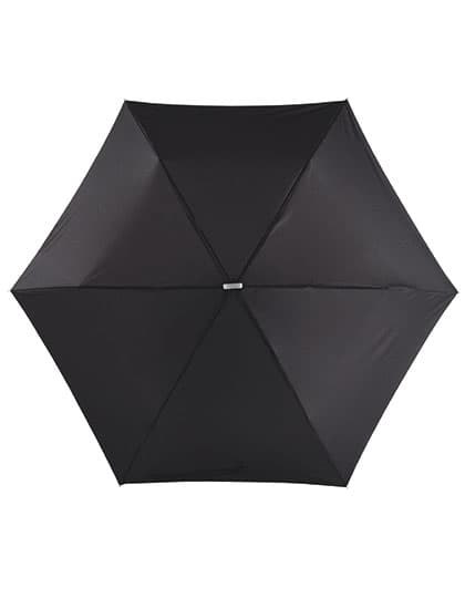 Superflacher Mini-Taschenschirm — Black