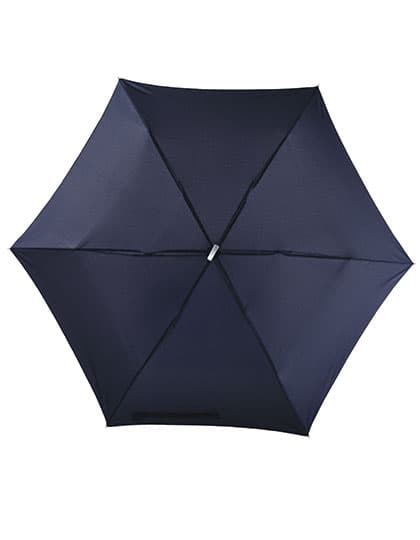 Superflacher Mini-Taschenschirm — Navy Blue