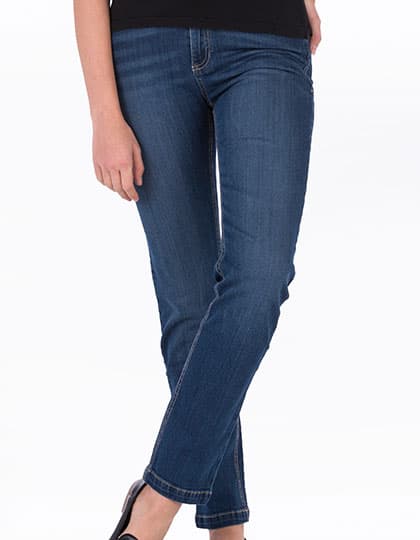 Katy Straight Jeans — Dark Blue Wash