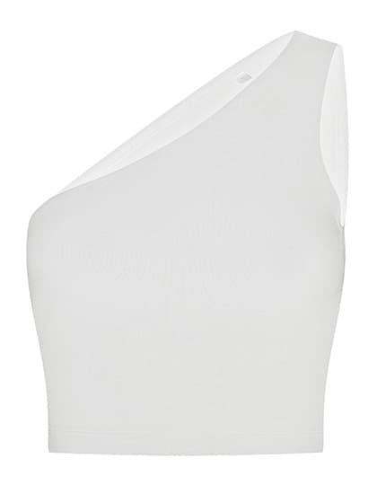 Women´s One Shoulder Top — White