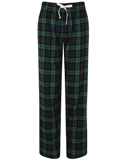 Women´s Tartan Lounge Pants — Navy-Green Check