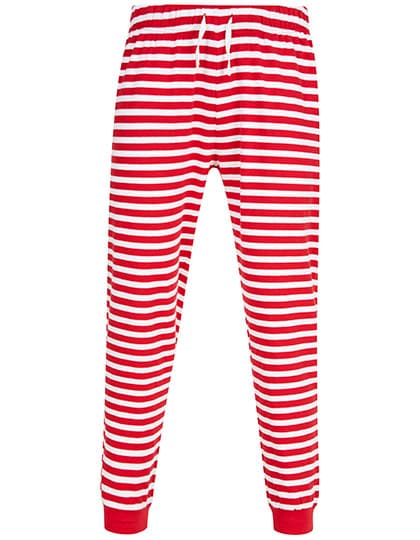 Unisex Cuffed Lounge Pants — Red