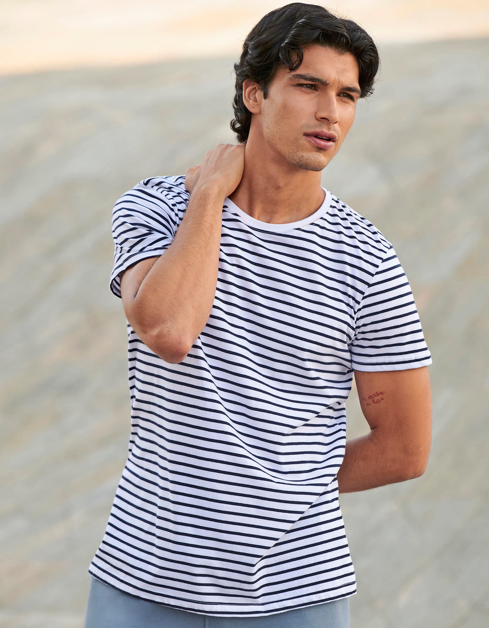 Unisex Striped T