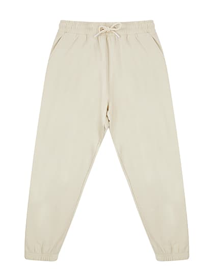 Unisex Sustainable Fashion Cuffed Joggers — Light Stone