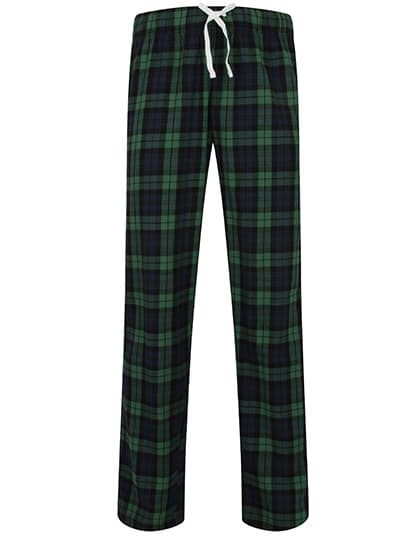 Men´s Tartan Lounge Pants — Navy-Green Check