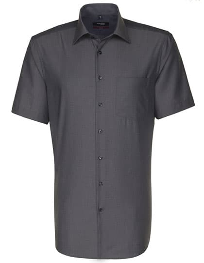 Men´s Shirt Regular Fit Short Sleeve — Anthracite