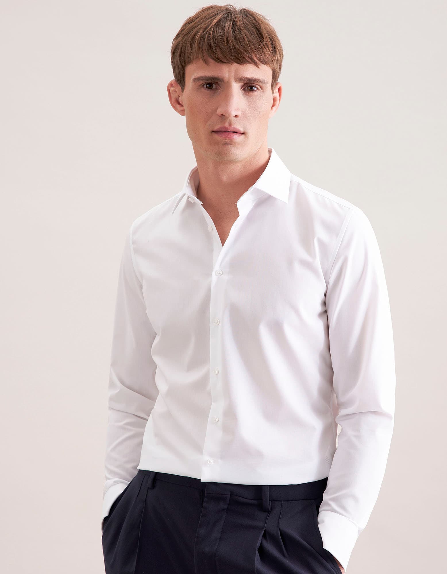 Men´s Shirt Shaped Fit Extra Longsleeve