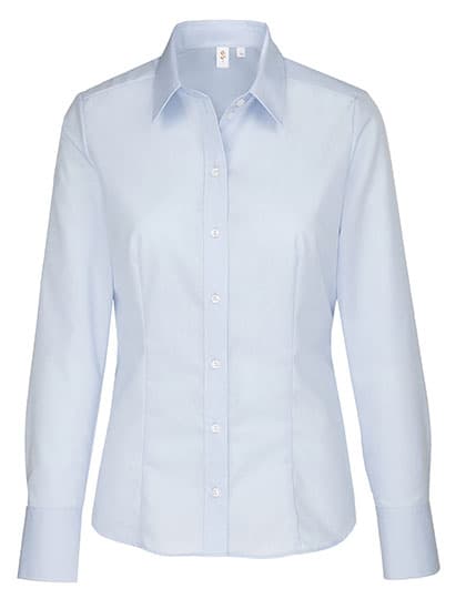 Women´s Blouse Regular Fit Long Sleeve — Light Blue