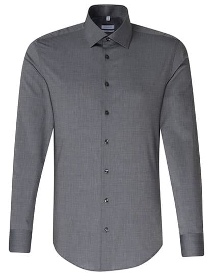 Men´s Shirt Slim Fit Long Sleeve — Anthracite