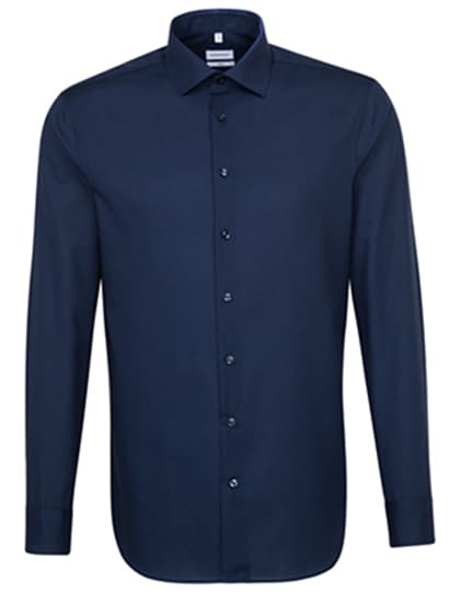 Men´s Shirt Slim Fit Long Sleeve — Dark Blue