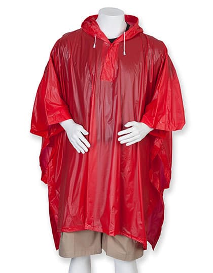 Splashmacs Poncho — Red