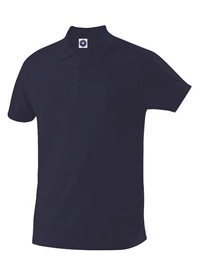 Men´s Organic Cotton Piqué Polo — Deep Navy