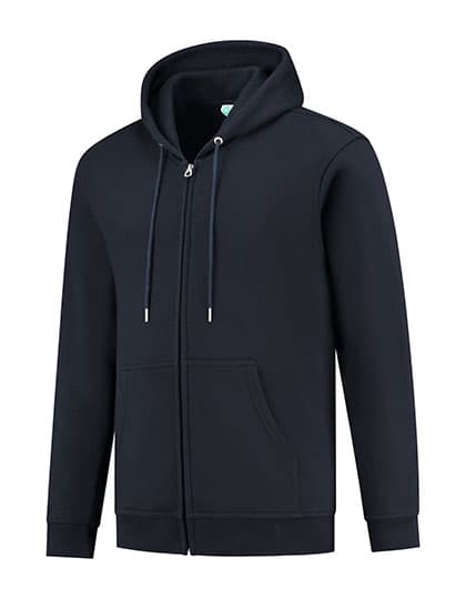 Unisex Full Zip Hooded Jacket — Deep Navy